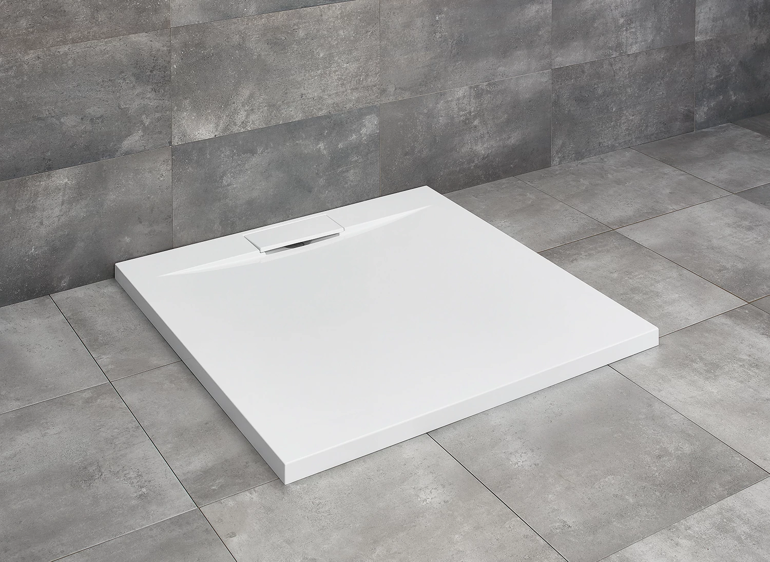 RADAWAY Giaros C szögletes zuhanytálca 90x90 fehér, ajándék szifonnal
