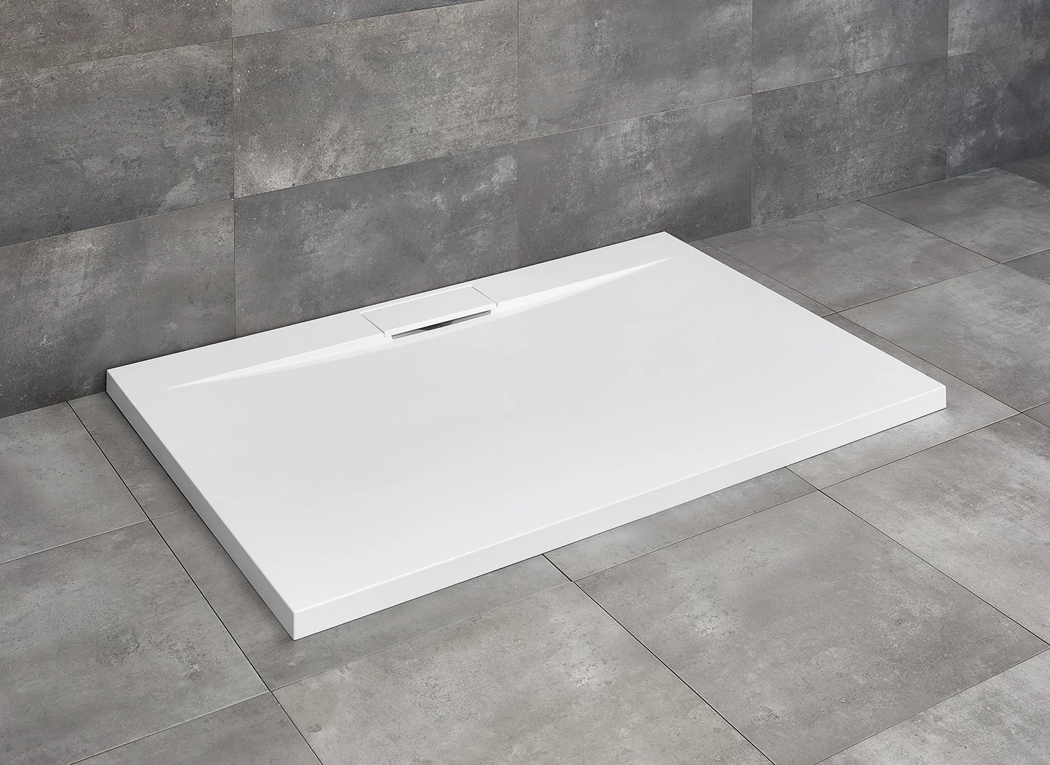RADAWAY Giaros D szögletes zuhanytálca 110x90 fehér, ajándék szifonnal