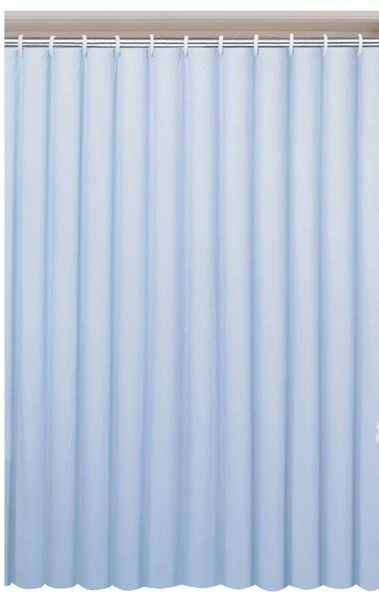 AQUALINE PVC zuhanyfüggöny, 180x200 cm, kék