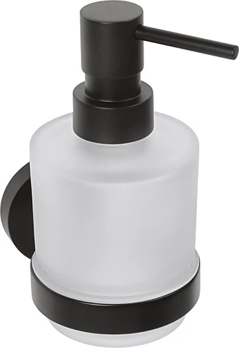 BEMETA DARK Szappanadagoló, MINI üveg, 75x145x100mm, 200ml, fekete