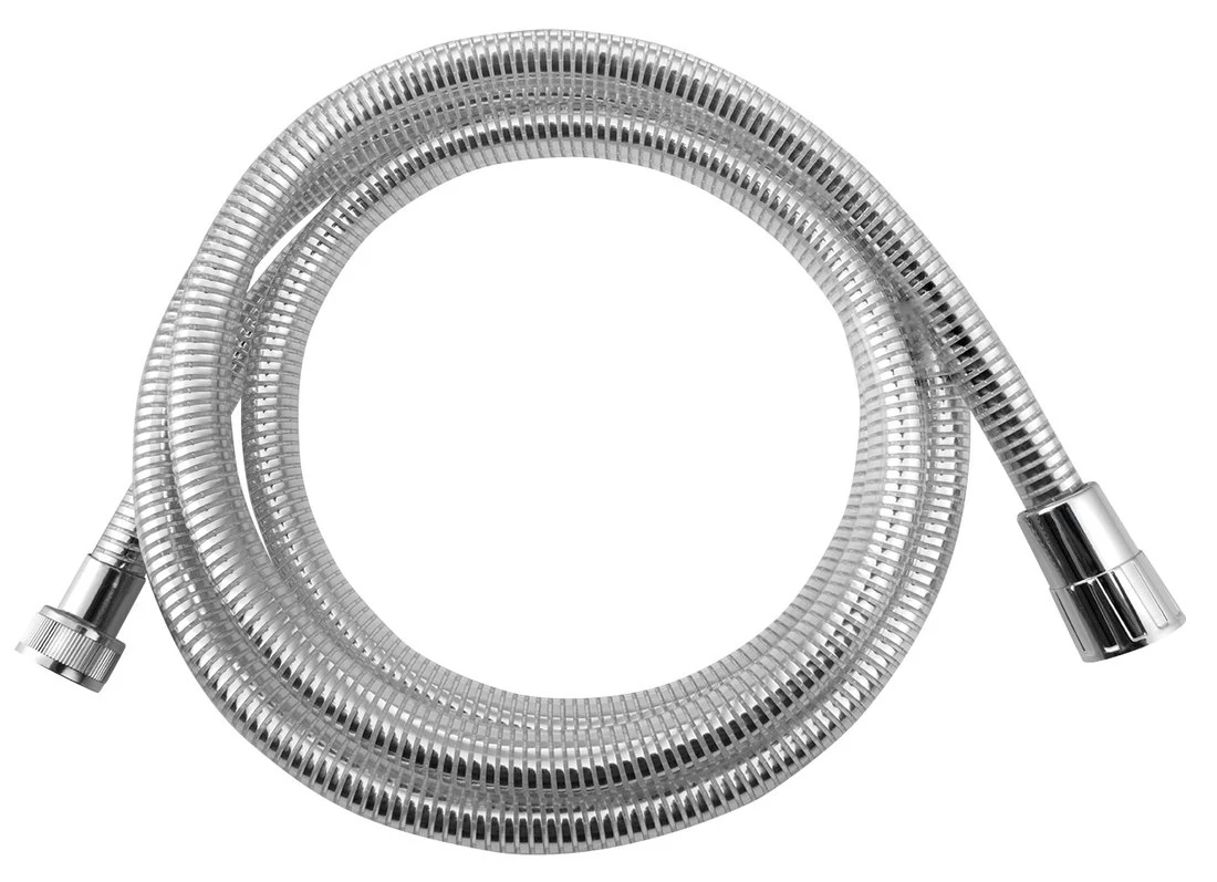 AQUALINE LASER pvc gégecső, 200cm, króm/fehér