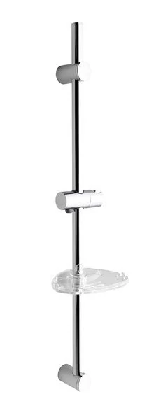 SAPHO Zuhanyrúd mozgatható tartóval, 810mm, réz/króm