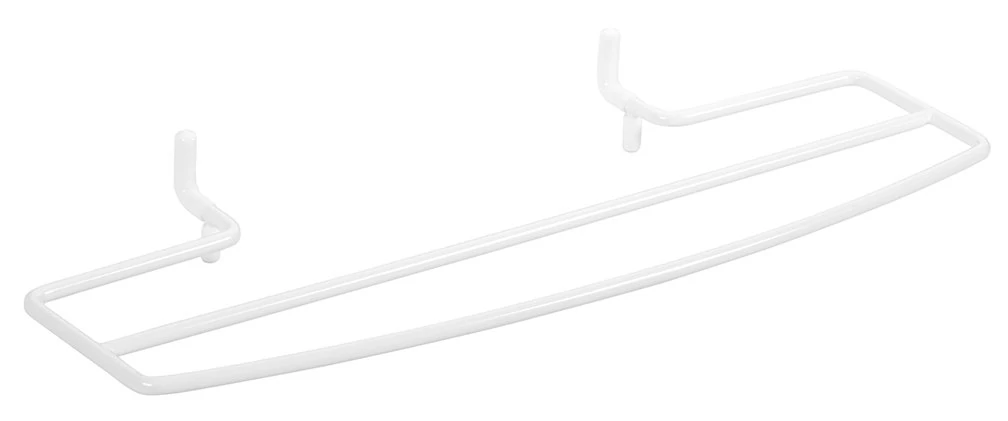 Törölközőtartó radiátorra, 214x600 mm, acél, fehér