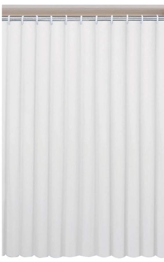 AQUALINE zuhanyfüggöny, 120x200cm, fehér