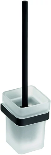 BEMETA NERO WC kefetartó, fekete kefével, 93x385x127mm, fekete