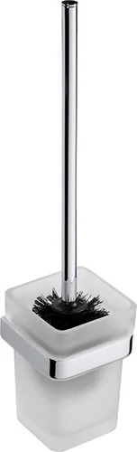 BEMETA VIA Fali WC kefetartó, üveg, 93x385x127mm, króm