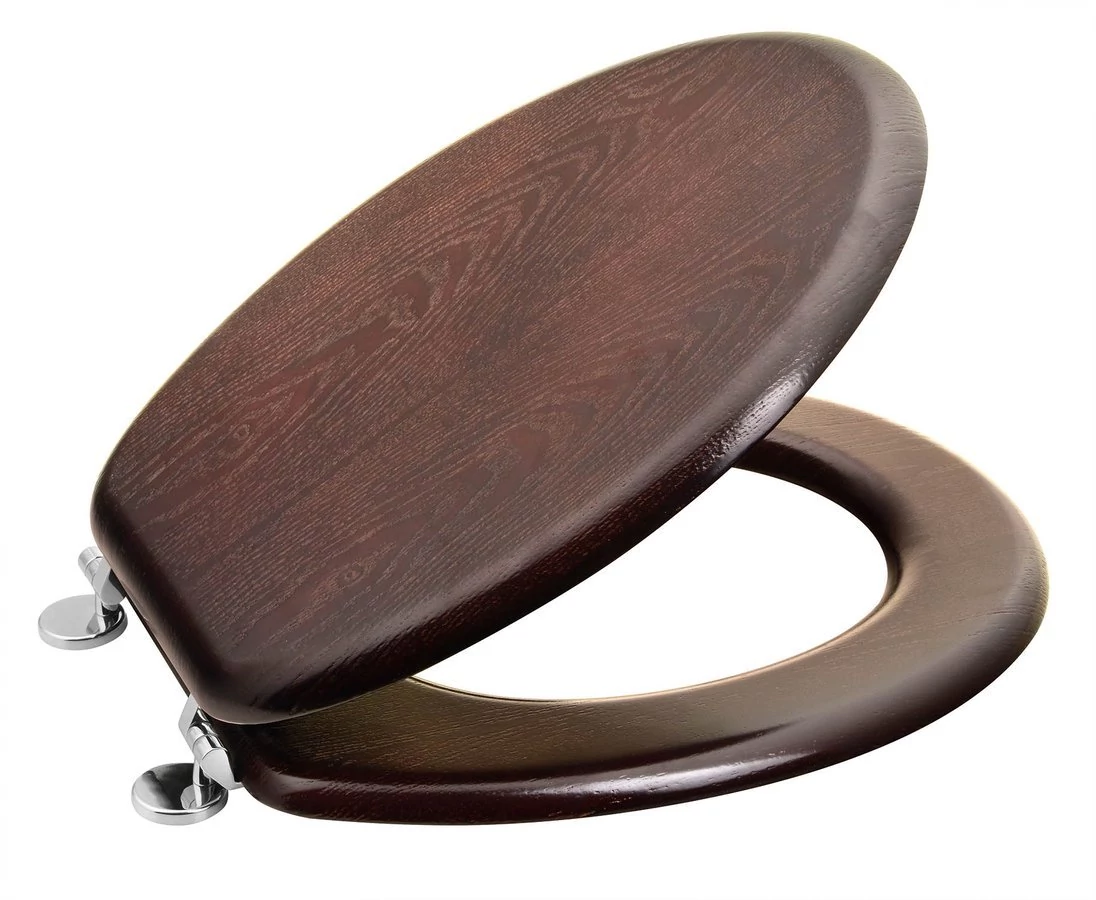 AQUALINE WC-ülőke, MDF, dió