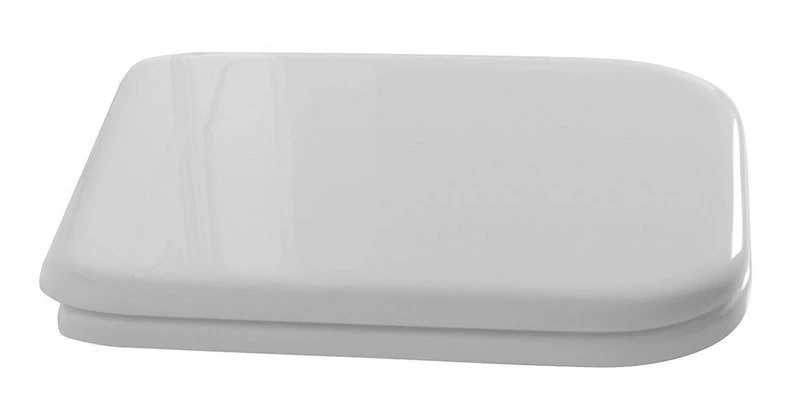 KERASAN WALDORF WC-ülőke, Soft Close, fehér/bronz pánt