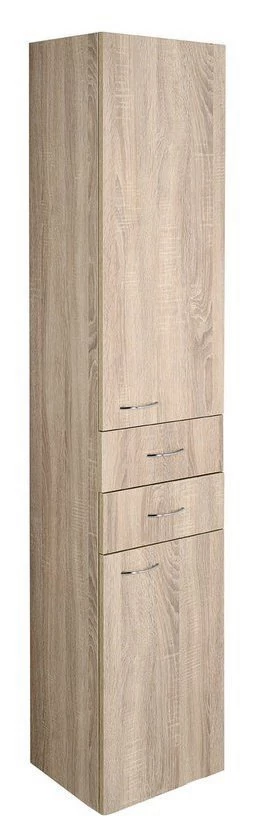AQUALINE ZOJA állószekrény fiókkal, 35x184x29cm, platina tölgy