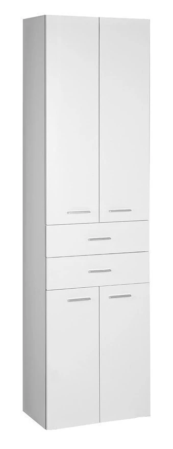 AQUALINE ZOJA állószekrény fiókkal, 50x184x29cm, fehér