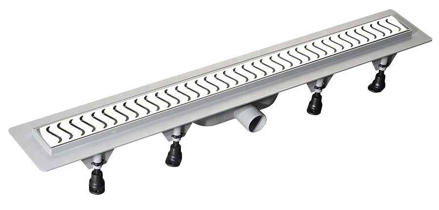 POLYSAN SCENE pvc padlóösszefolyó inox rosttal , L=720mm