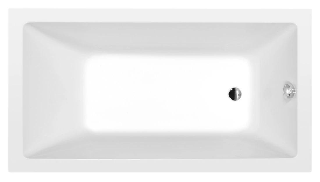 POLYSAN NOEMI akril kád, 150x80x39cm, matt fehér