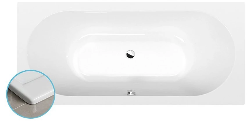 POLYSAN VIVA B SLIM kád, 185x80x47cm