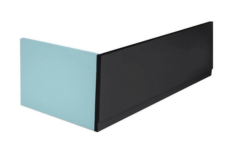 POLYSAN COUVERT előlap, jobbos, 180x52cm, matt fekete
