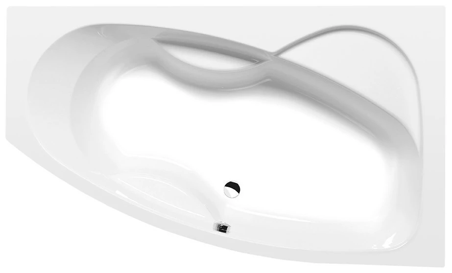 POLYSAN MAMBA kád, jobbos, 170x100x45cm