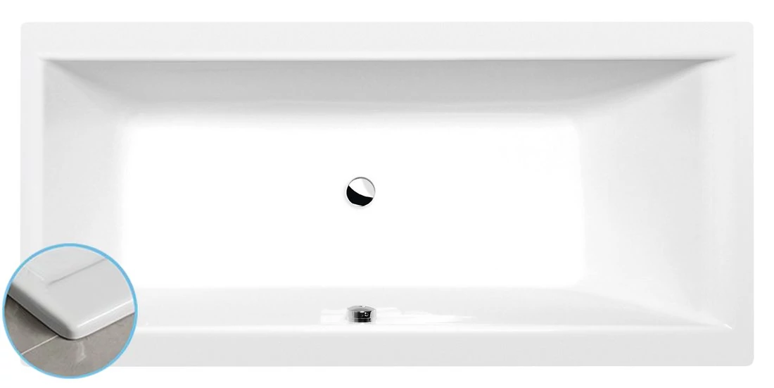 POLYSAN CLEO SLIM kád, 160x75x48cm