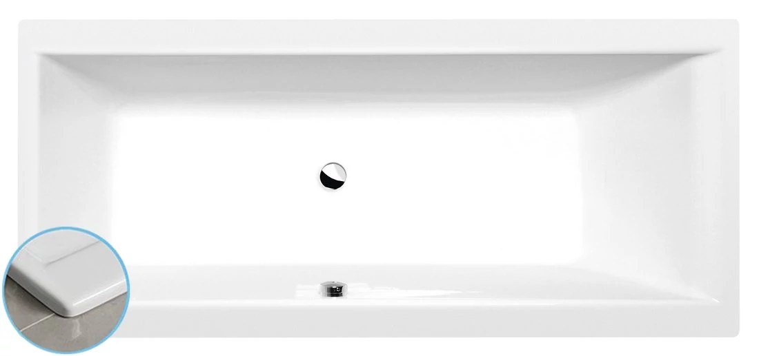 POLYSAN CLEO SLIM kád, 170x75x48cm