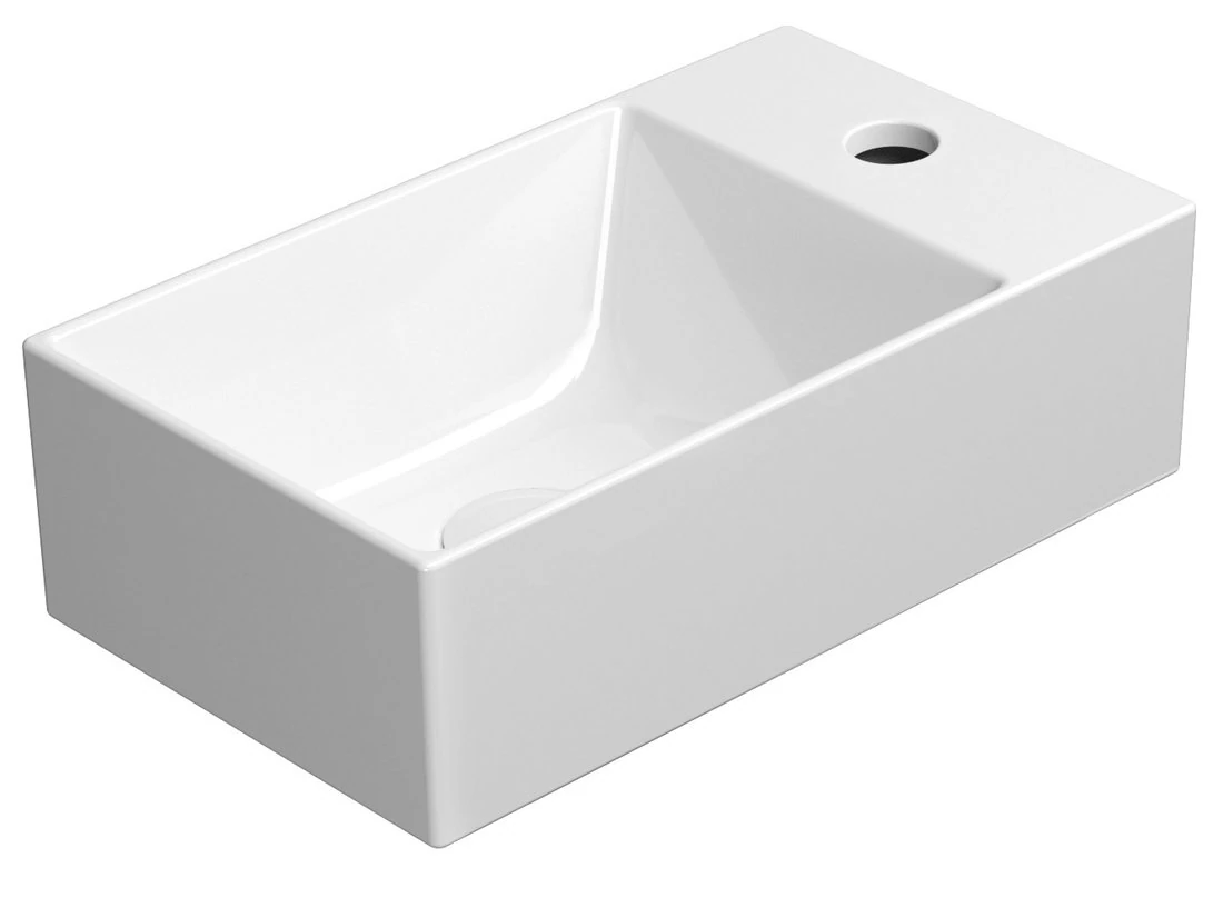 GSI KUBE X kerámiamosdó, 40x23cm, ExtraGlaze
