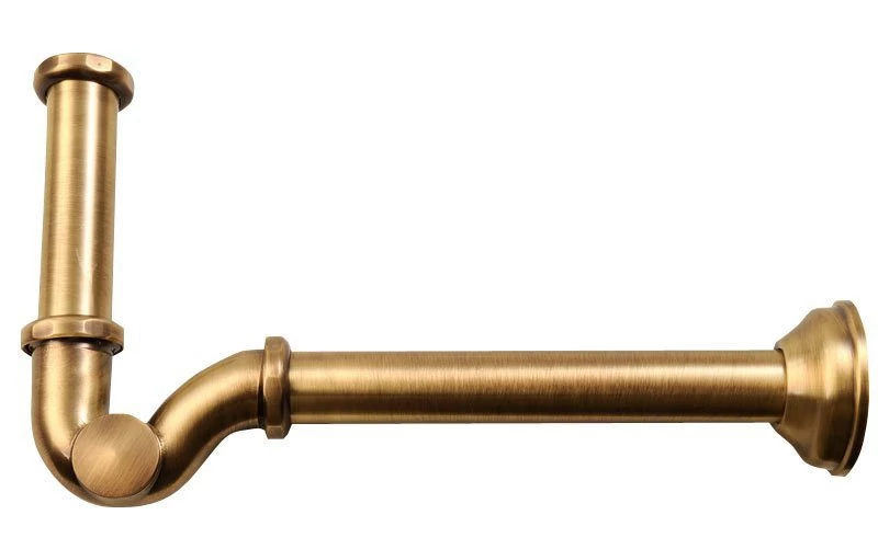 Bidé szifon, réz/bronz
