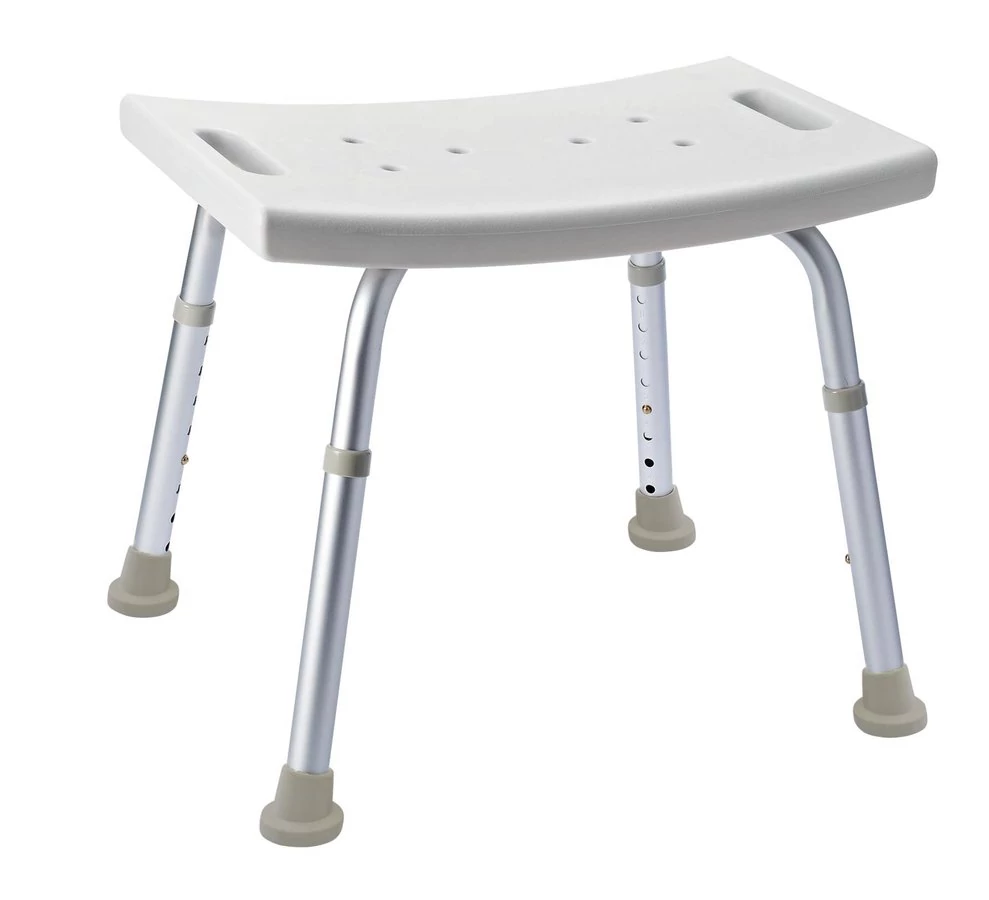 RIDDER Fürdőszobai szék, állítható magasság, max:100kg, mag:340-520mm, fehér,