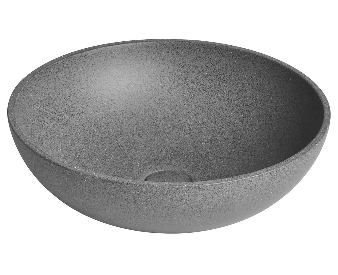 TURF betonmosdó, átm:44cm, szürke gránit