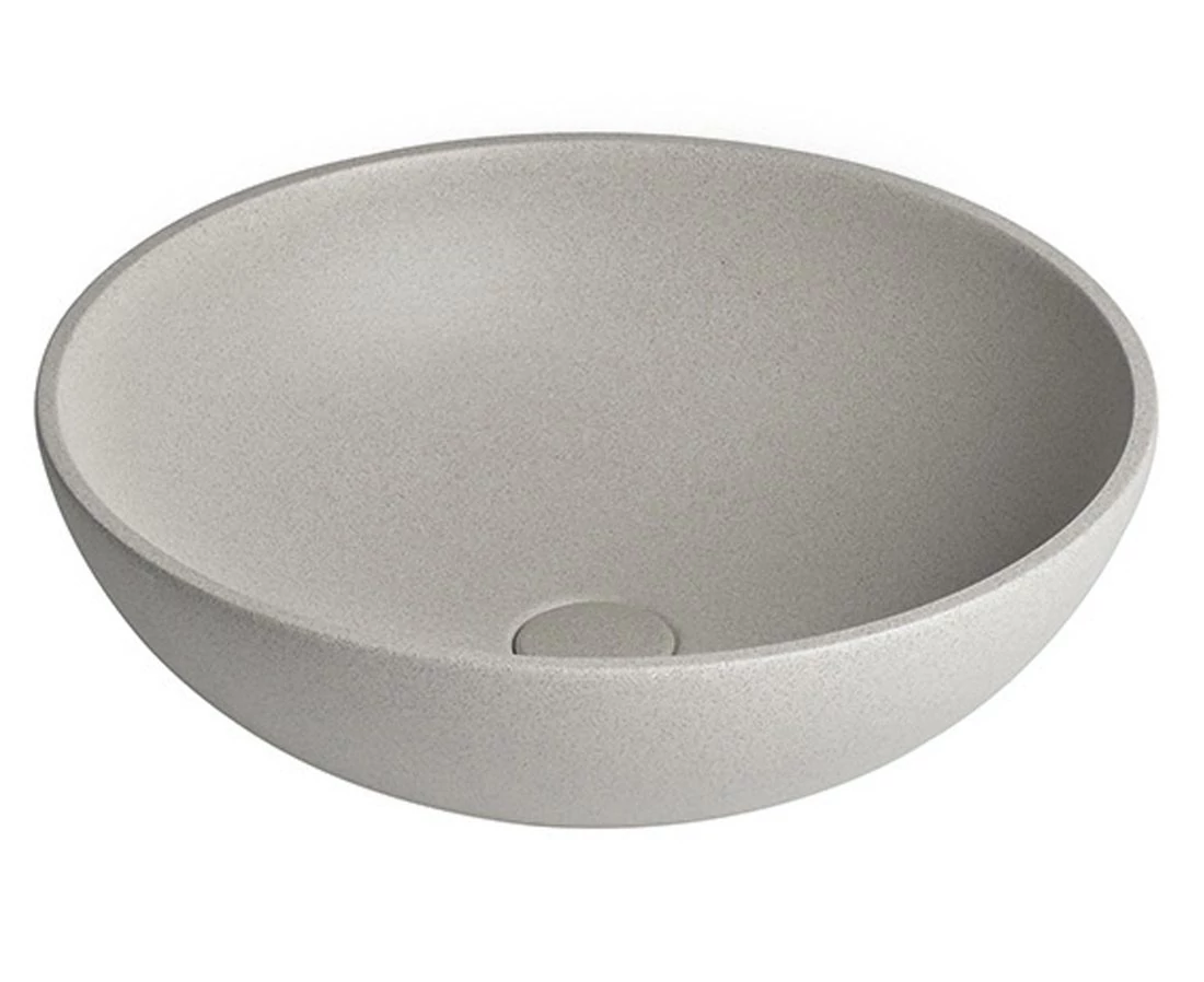TURF betonmosdó, átm:44cm, fehér homokkő