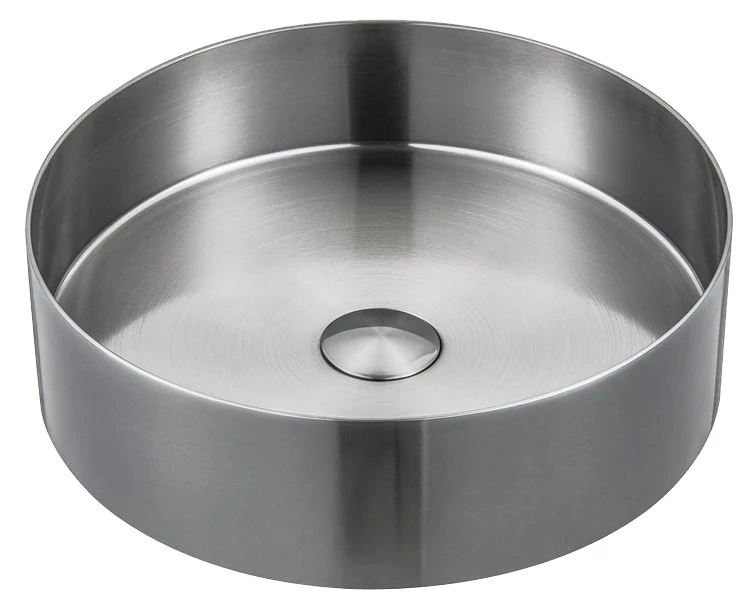 AURUM mosdó klik-klak lefolyóval, 38cm, szálcsiszolt INOX