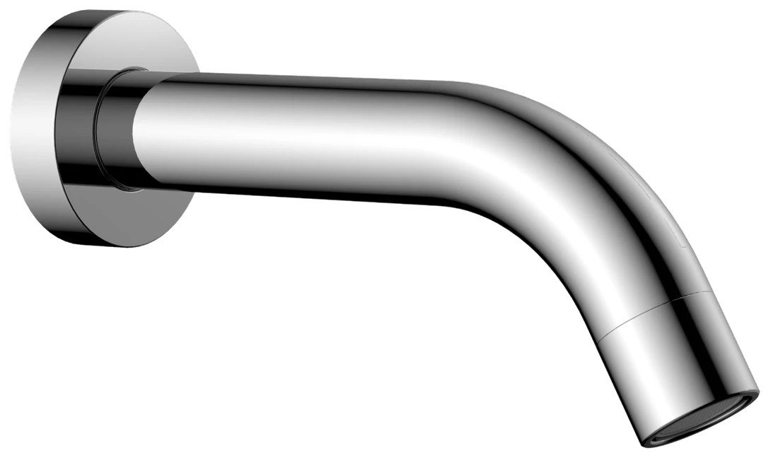 Fali kifolyócső, 174mm, króm
