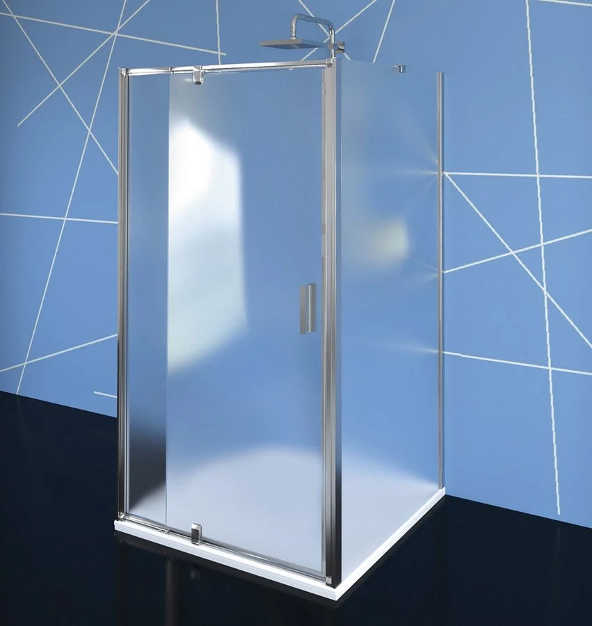 POLYSAN EASY LINE nyílóajtó 2 oldalfallal, 2 merevítővel, 900-1000x700mm, BRICK üveg