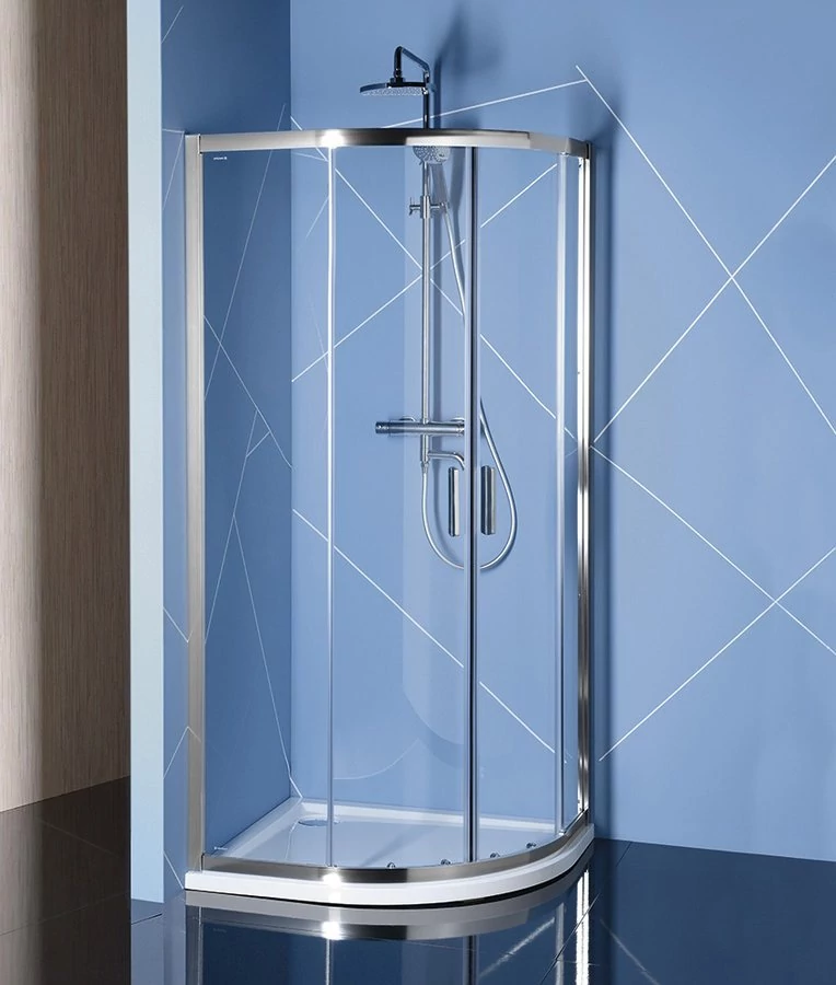 POLYSAN EASY LINE íves zuhanykabin, 1100x800mm, L/R, transzparent üveg