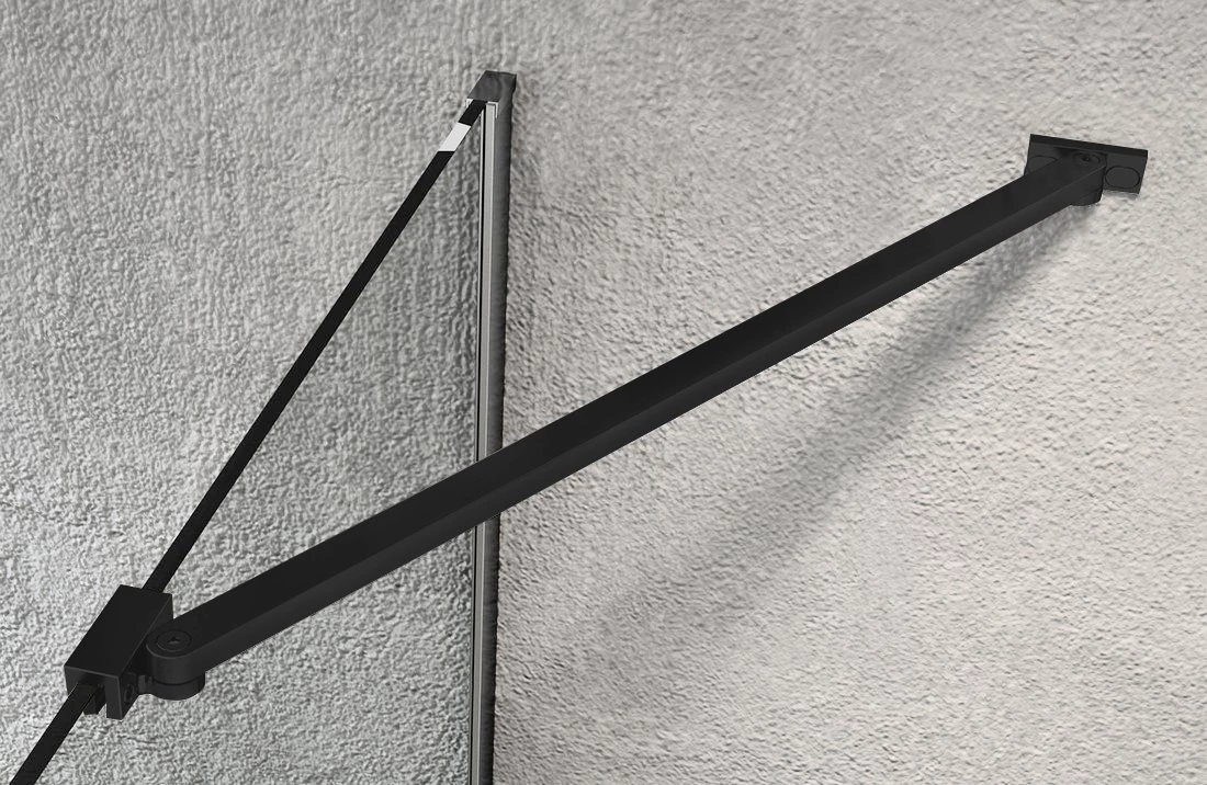 GELCO VARIO Walk-In sarok merevítő, 650mm, fekete