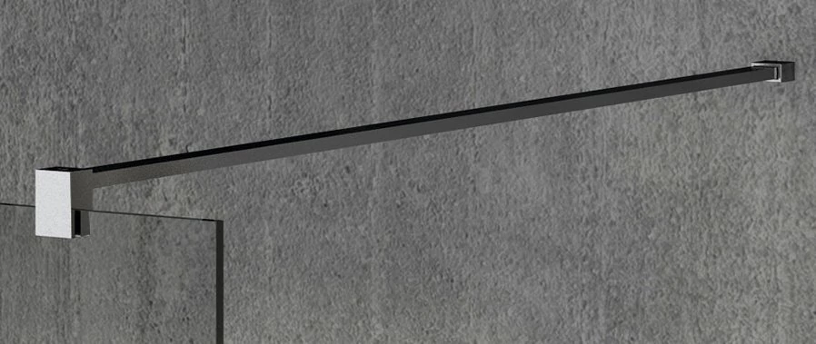 GELCO VARIO Walk-In merevítő, 1400mm, króm