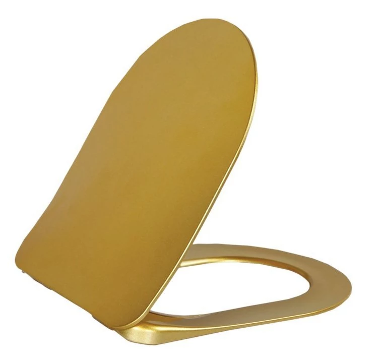 CREAVIT PAULA WC ülőke, Slim soft close, duroplast, arany