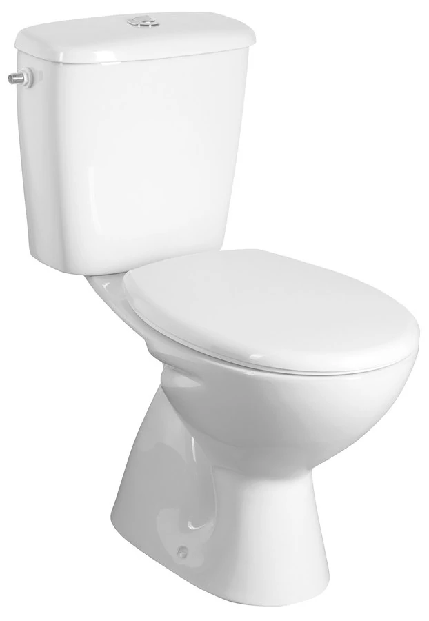 AQUALINE MIGUEL monoblokkos WC, alsó kifolyású, króm duál gombos öblítőmechanika