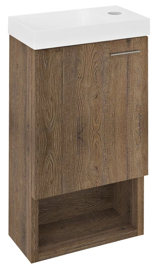 LATUS XI mosdótartó szekrény, 30x53x16,5cm, Sherwood tölgy