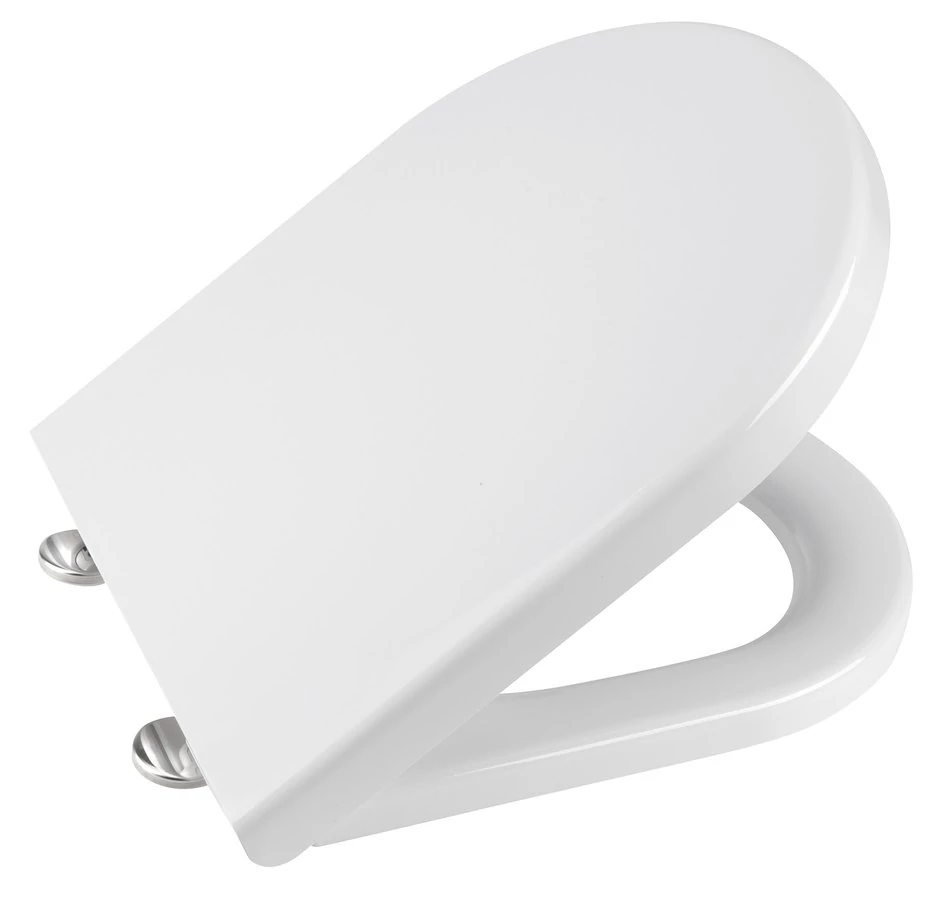 GSI NORM soft close WC-ülőke, duroplast, fehér/króm