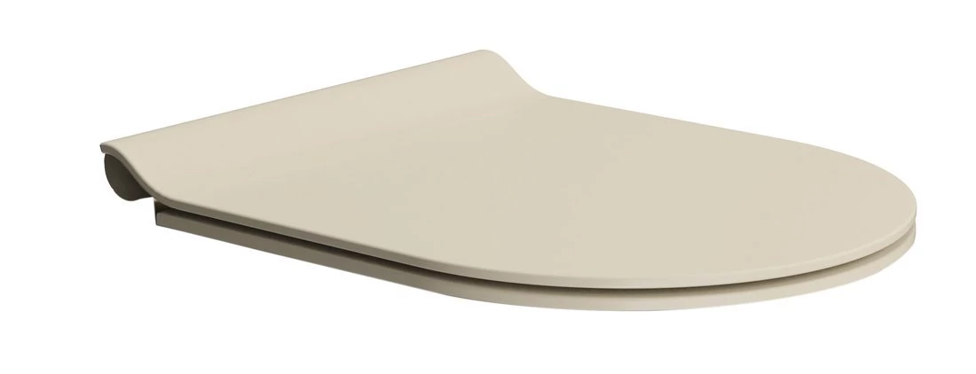 GSI SLIM soft close WC-ülőke, króm/kréta fehér