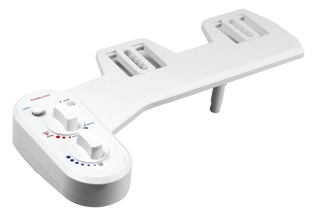AQUALINE EASY CLEANING Super WC-ülőkére szerelhető bidé, hideg és meleg vizes