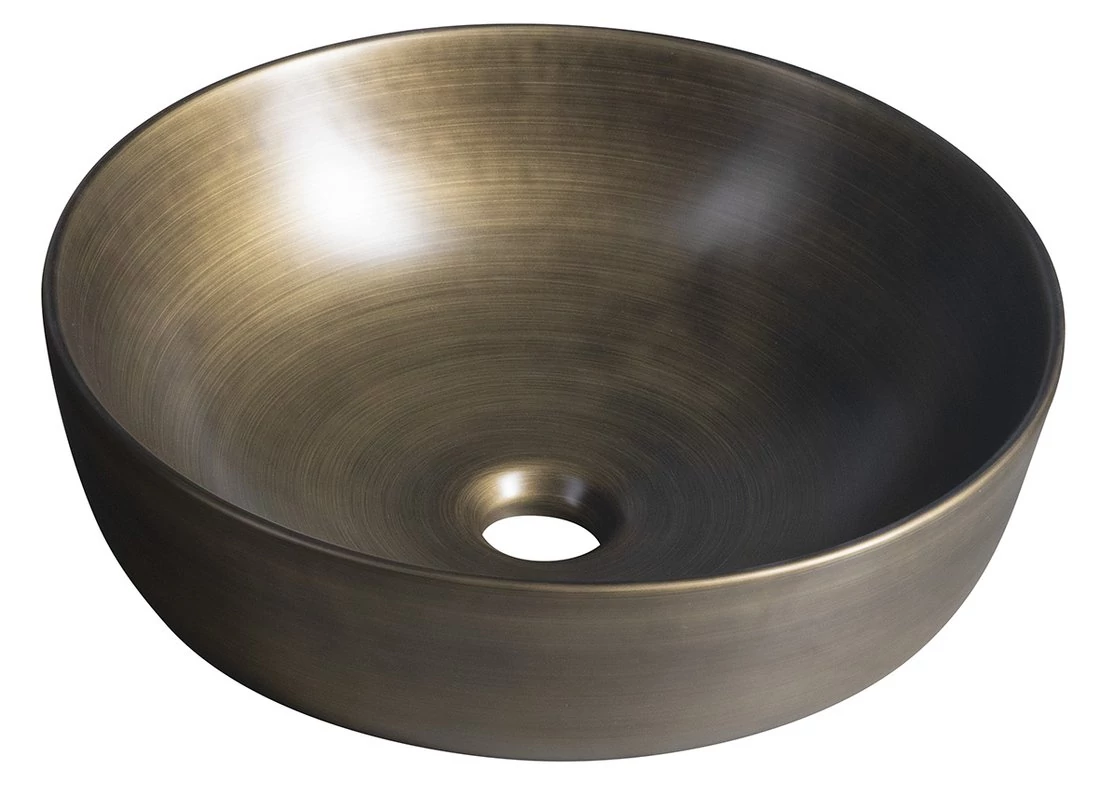 PRIORI kerámiamosdó, átm.:41,5cm, bronz