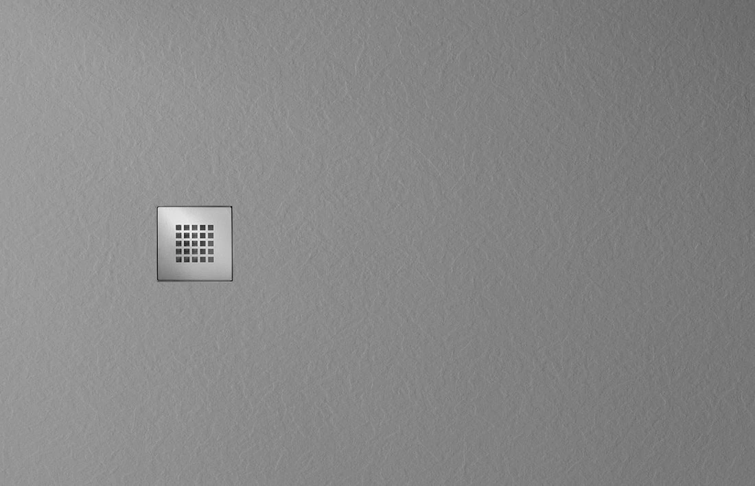 GELCO MITIA szögletes öntöttmárvány zuhanytálca, 140x90x3cm, szürke