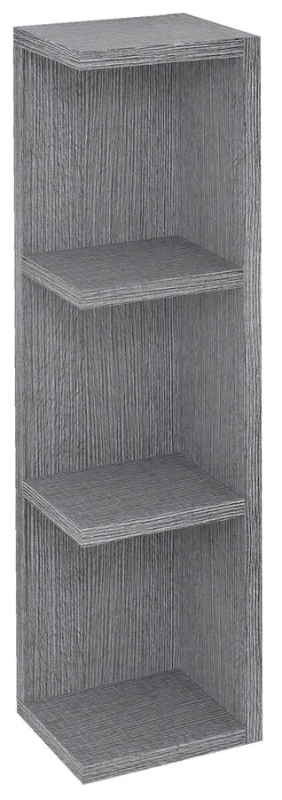 RIWA Polcos szekrény, jobbos/balos, 20x70x15cm, ezüst tölgy