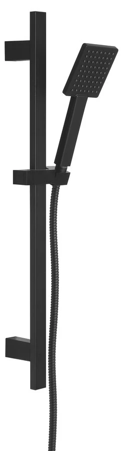 SAPHO szögeletes zuhanyrúd, 700mm, matt fekete