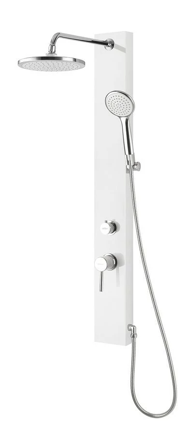 AQUALINE FIGA zuhanypanel csapteleppel, 1050mm, PVC/fehér