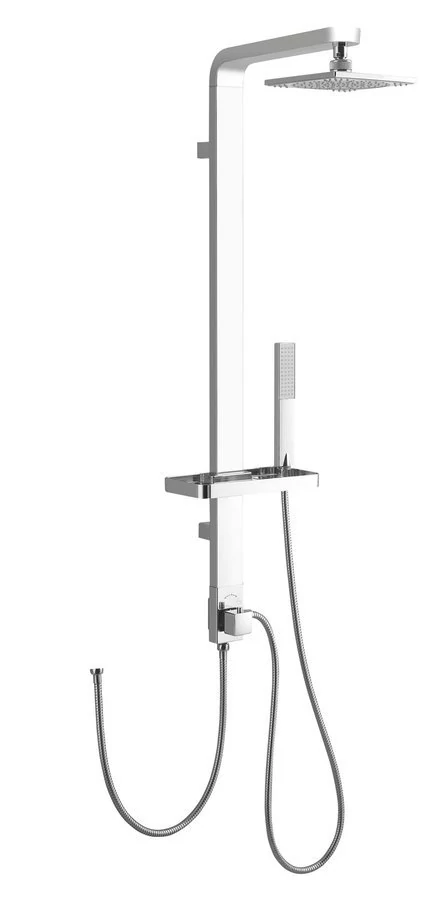 AQUALINE SIGA zuhanyoszlop, csaptelep nélkül, 1090mm, alumínium