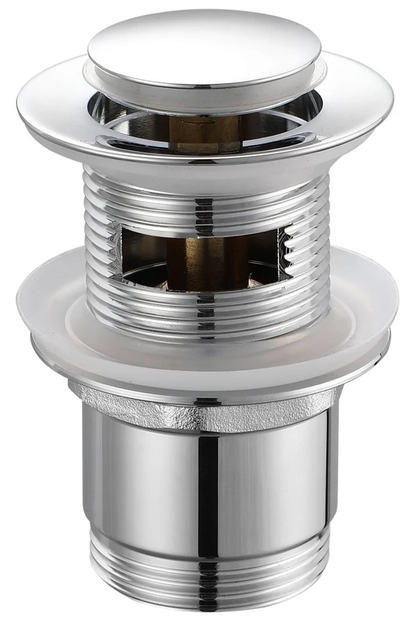 AQUALINE klik-klak mosdólefolyó, kis dugóval, 5/4“, 25-45mm, réz/króm
