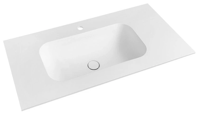 TREOS Rockstone pult, 766x513mm, matt fehér