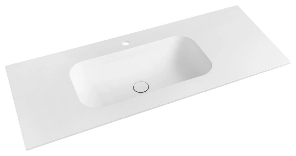 TREOS Rockstone pult, 1116x513mm, matt fehér
