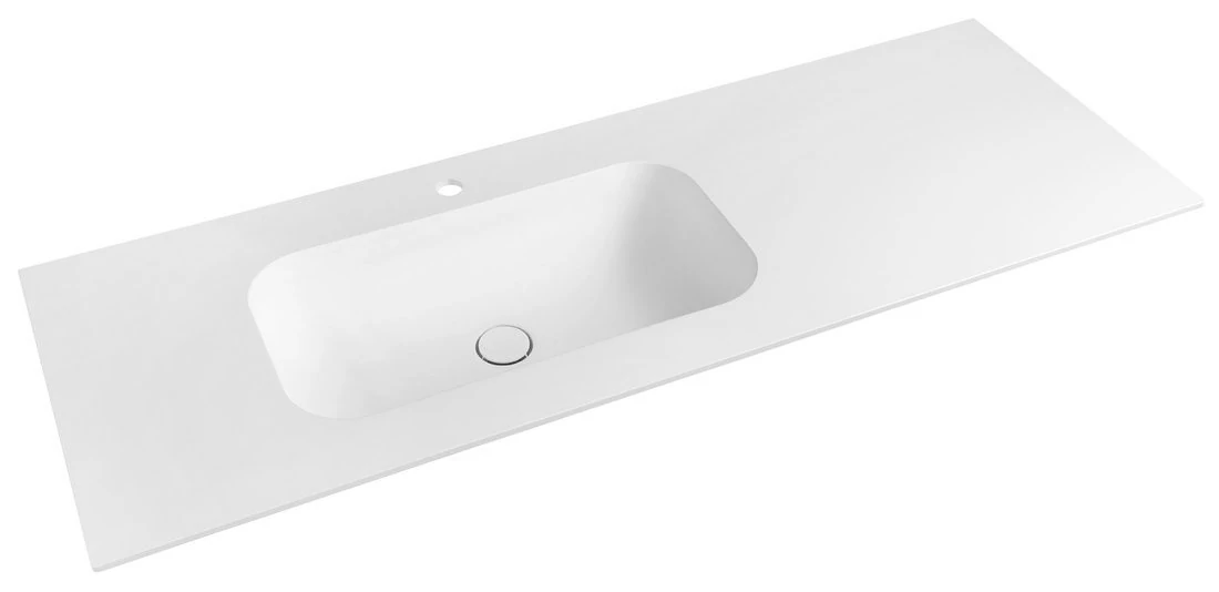 TREOS Rockstone pult, 1316x513mm, matt fehér