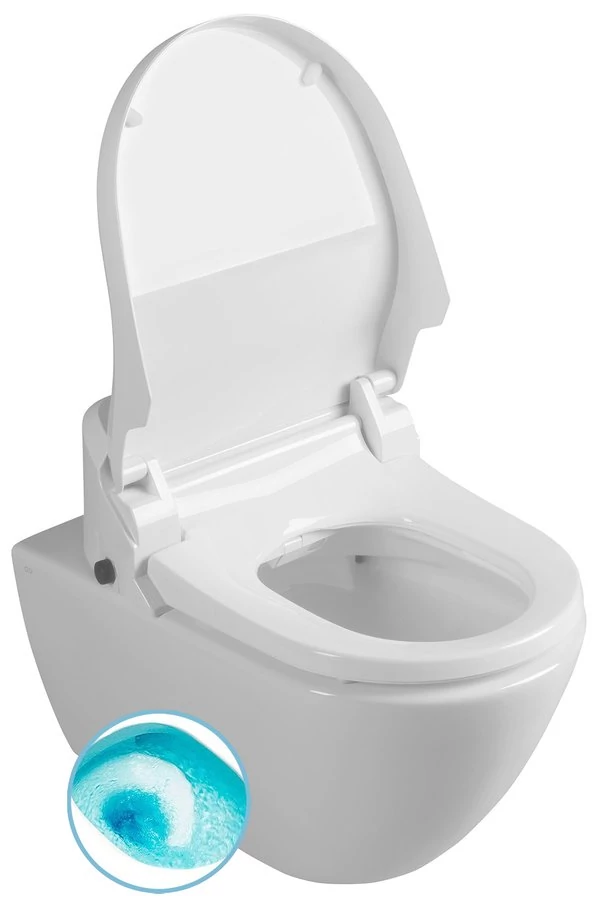 PURA fali WC USPA LUX elektronikus bidé WC-ülőkével