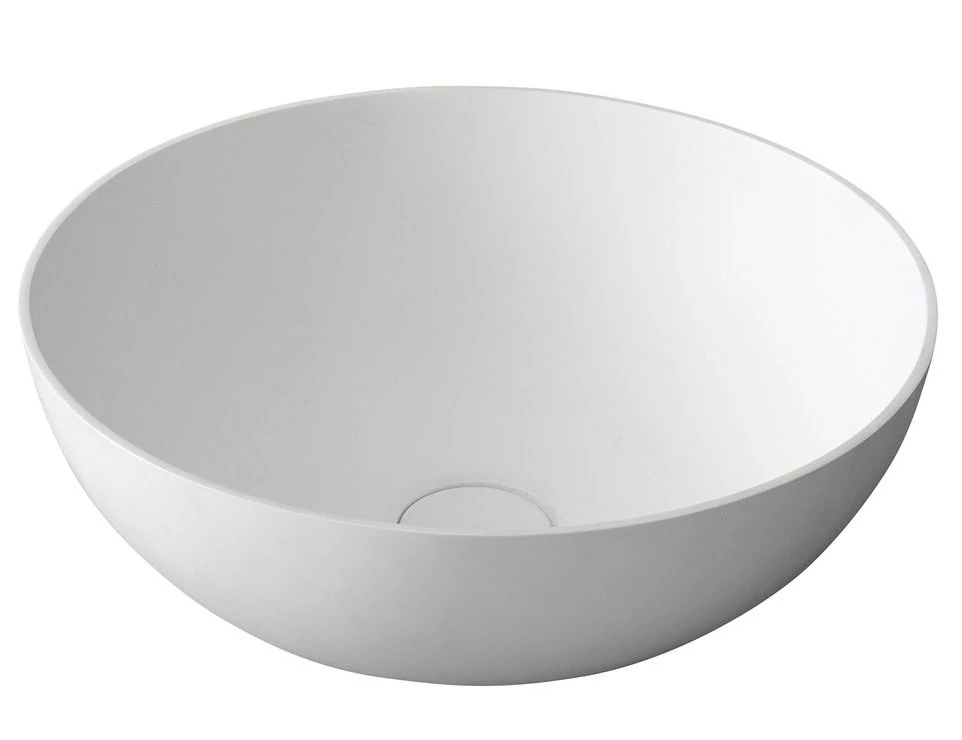THIN pultra szerelhető rockstone mosdó, 390x145mm, matt fehér